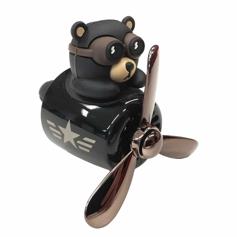 Autoparfum s vrtuľou a vymeniteľnými vôňovými vankúšikmi