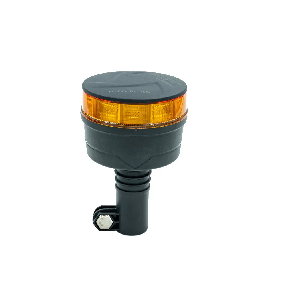 Žltá blikajúca lampa BLACK EDITION