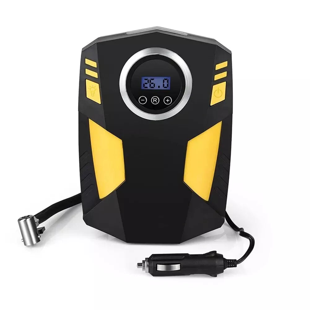 Kompresor do auta multifunkčný s led baterkou 12V