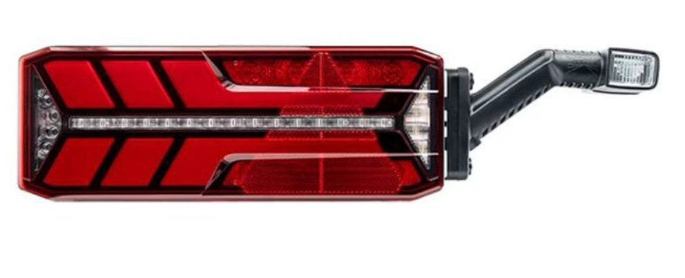 Zadná lampa s gumovou lampou pre prívesné vozidlá so 4 konektormi