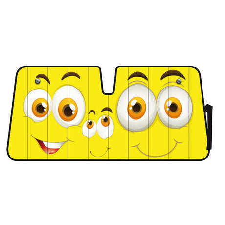 Premium kvalita slnečného clony   68x147 cm   "Smiles"