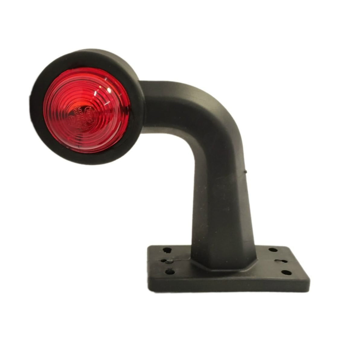 Šírkové svetlo s gumovým lakťovým kolíkom a žiarovkou veľké