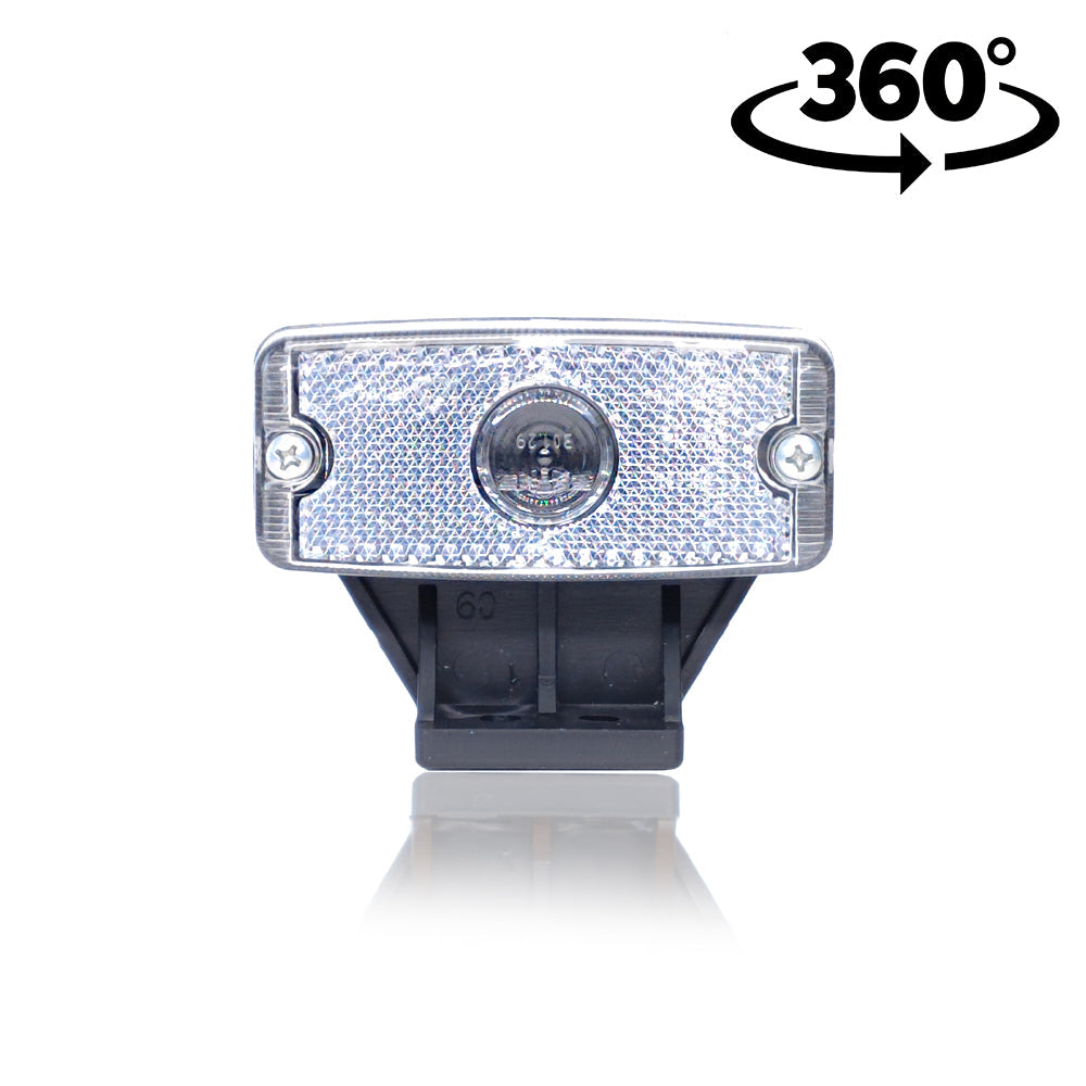 Lampa bočná vodorovne ponorená s gumovým podstavcom