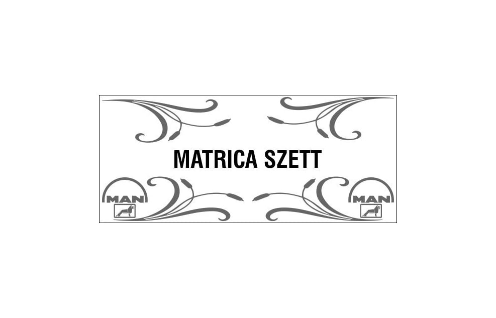 Súprava 4 ks nálepiek pre bočné okná s nákresmi kamiónov