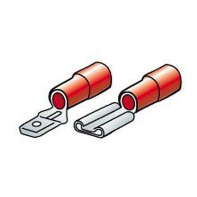 Klzný konektor kábla 20 párov samica-žiak, čiastočne izolovaný