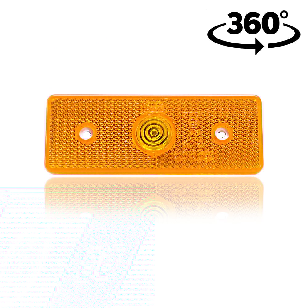 Svetlo poloha vestiteľné žltým prizmatickým