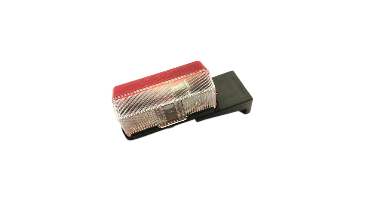 Poloha lampy červeno-biela L s uchytením