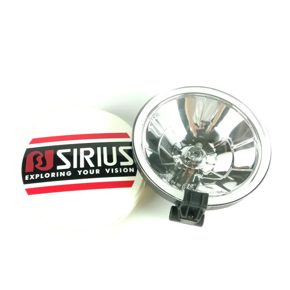 Diaľkové svetlá s bielym kruhom a 12V žiarovkou 150 mm