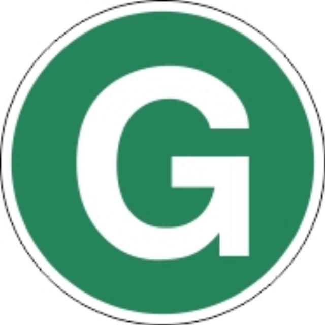 Matrica G malé 13cm