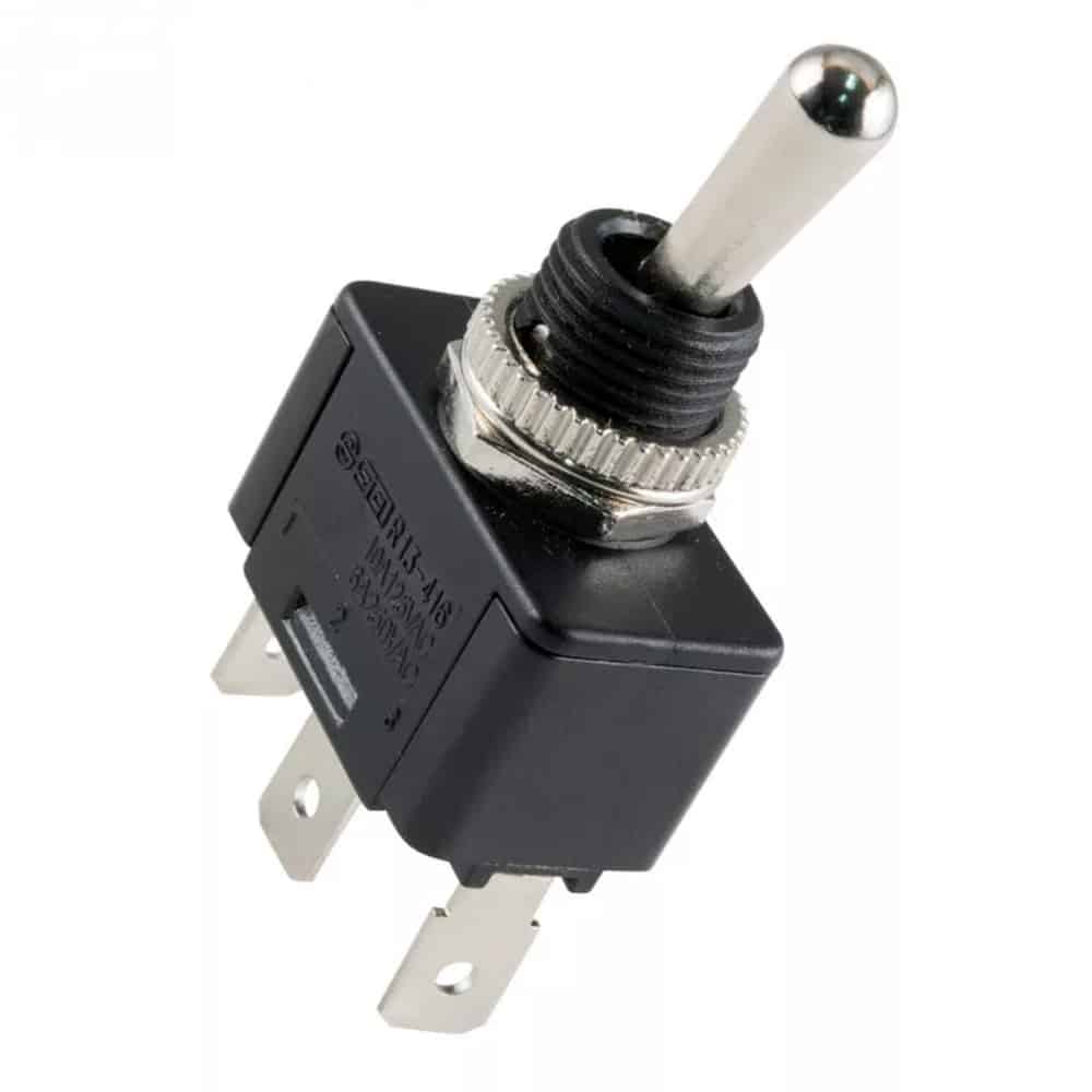 Trojpolohový kľučkový prepínač