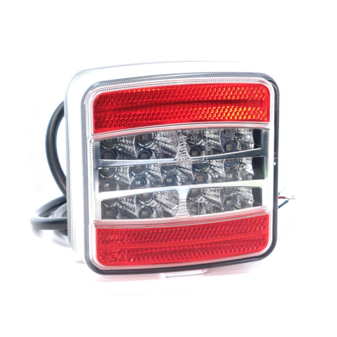 Svetlo LED 3-funkčné kockové s prizmou 12/24V