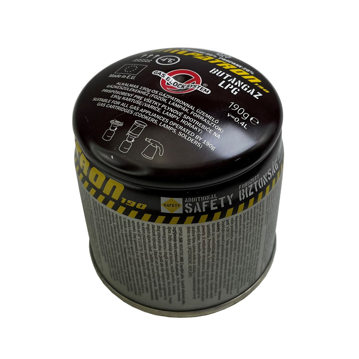 Plynová fľaša 190 g s bez