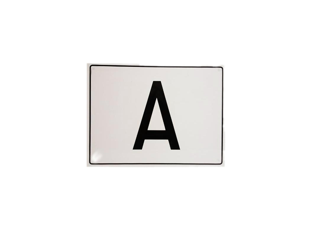 Odpadový voz "A" označenie 300 x 400 mm