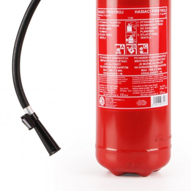 Hasiaci prístroj práškový 6kg (34A, 183B, C) bez revizie