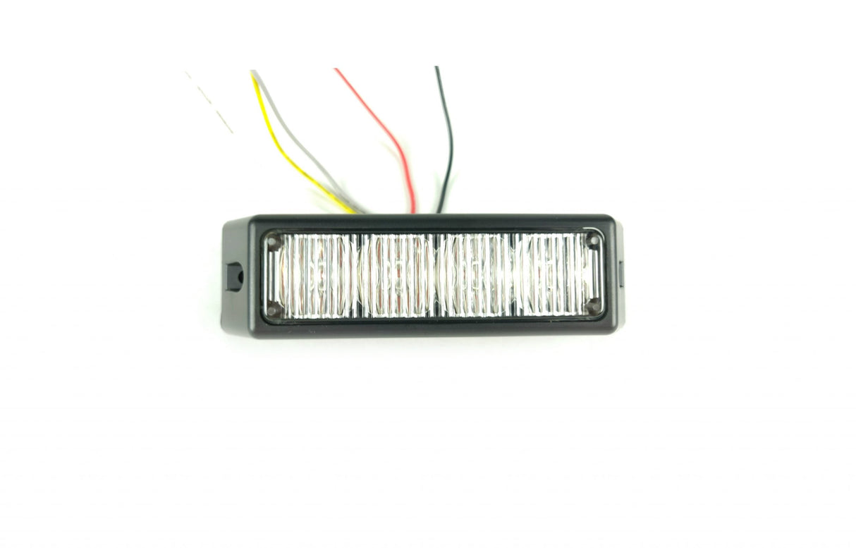 Villogó lámpa sárga kiegészítő mini 4LED 18 funkciós