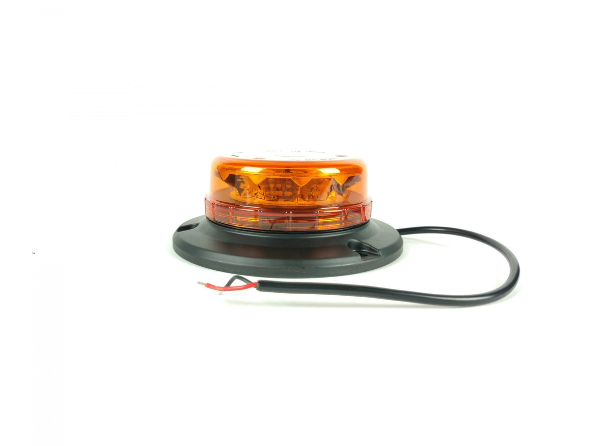 Blikací svetlomet žltý ultratenký 12/24V