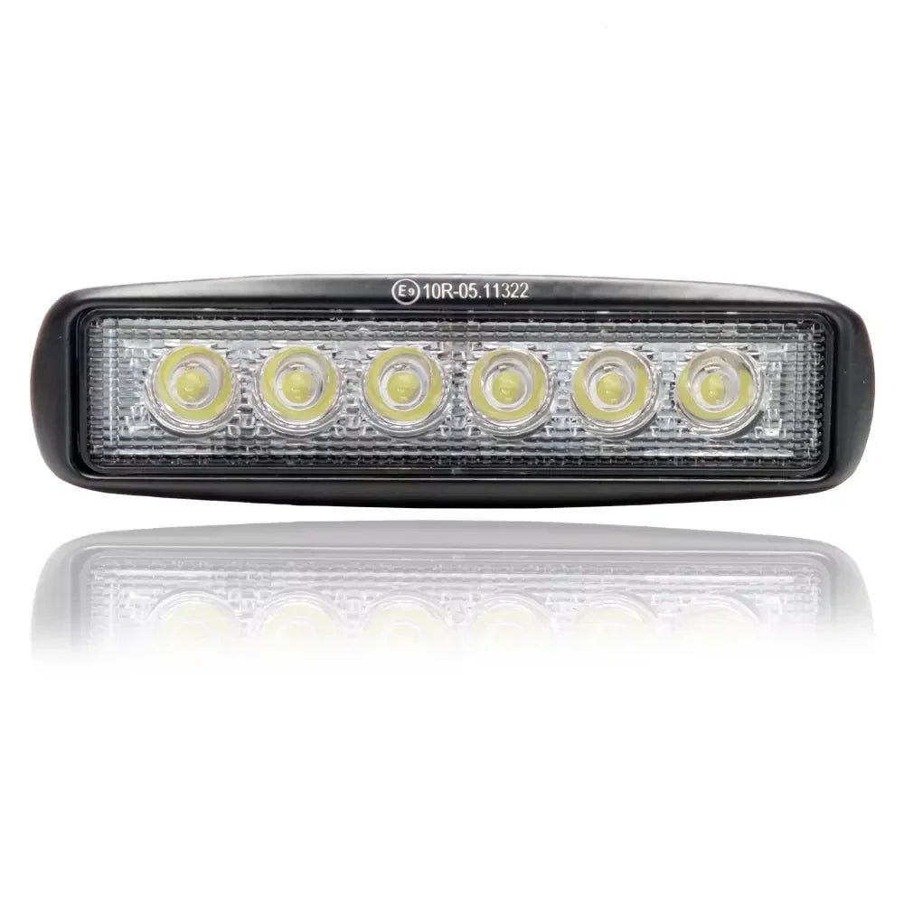 Pracovná LED lampa s zaobleným krytom 12/24V