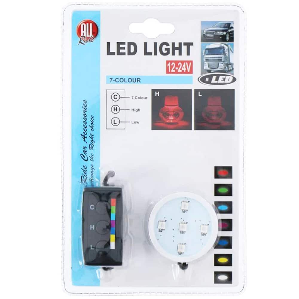 Svetelná podnožka pre autouvoľňovač so zmenou farby