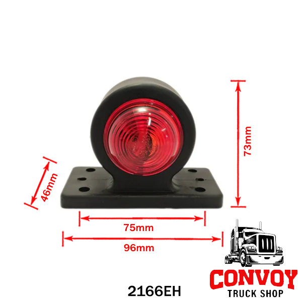 Obrysové svetlo - gumená lampa s Omega žiarovkou