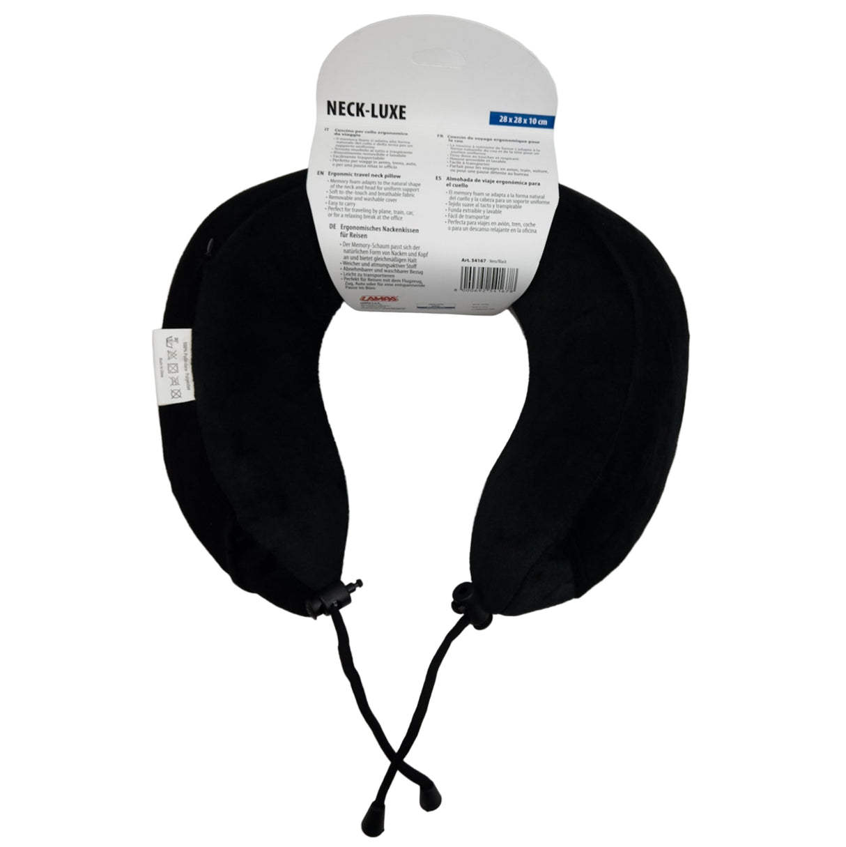 Cestovný vankúšik ergonomický čierno sivý