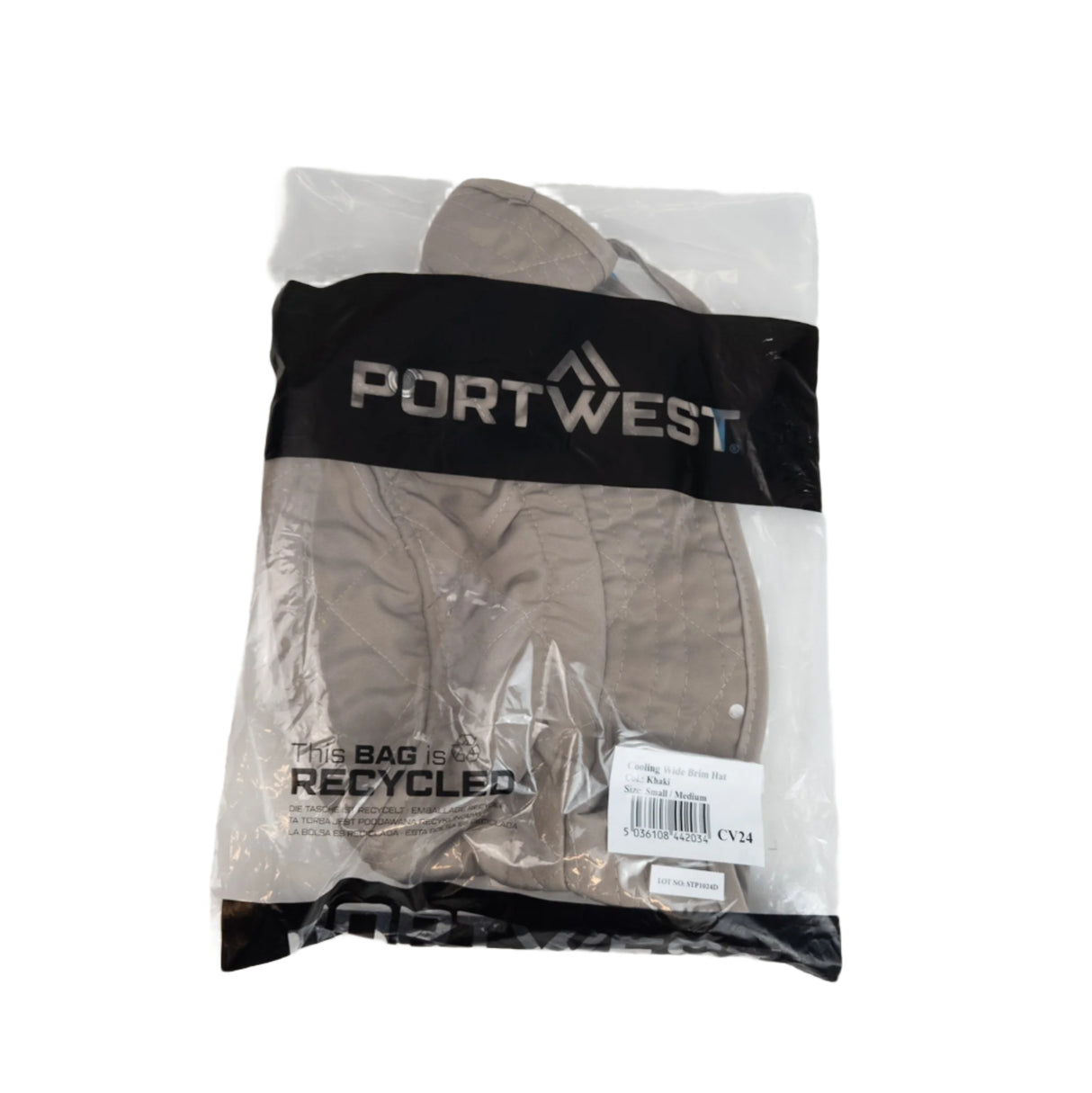 Chladiaca čiapka širokým okrajom Khaki