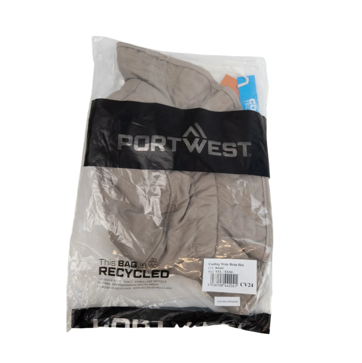 Chladiaca čiapka širokým okrajom Khaki