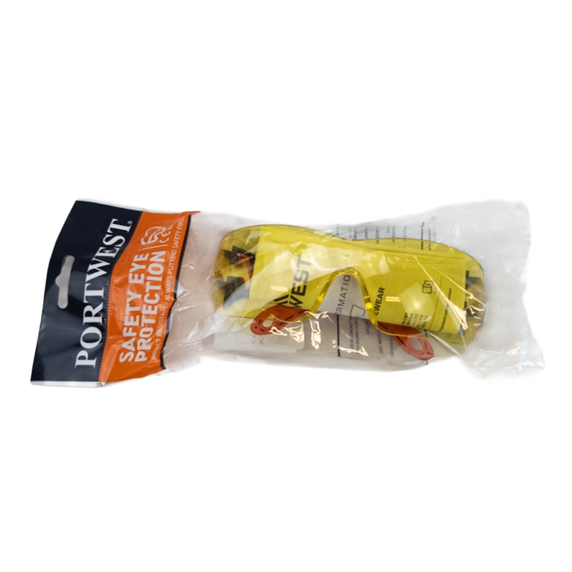 Ochranné okuliare žlté PS12