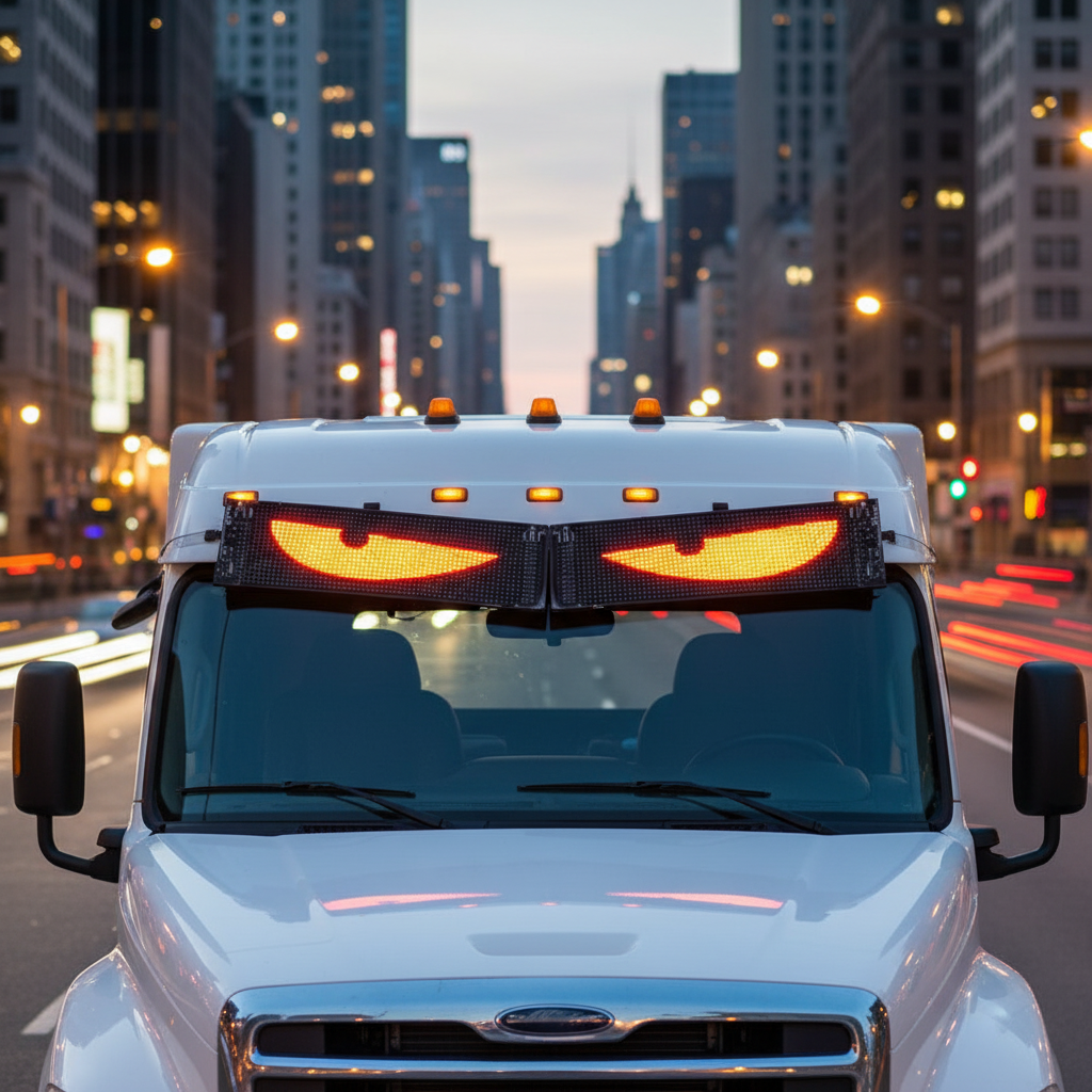 LED panel programovateľný s Devil Eyes animáciou