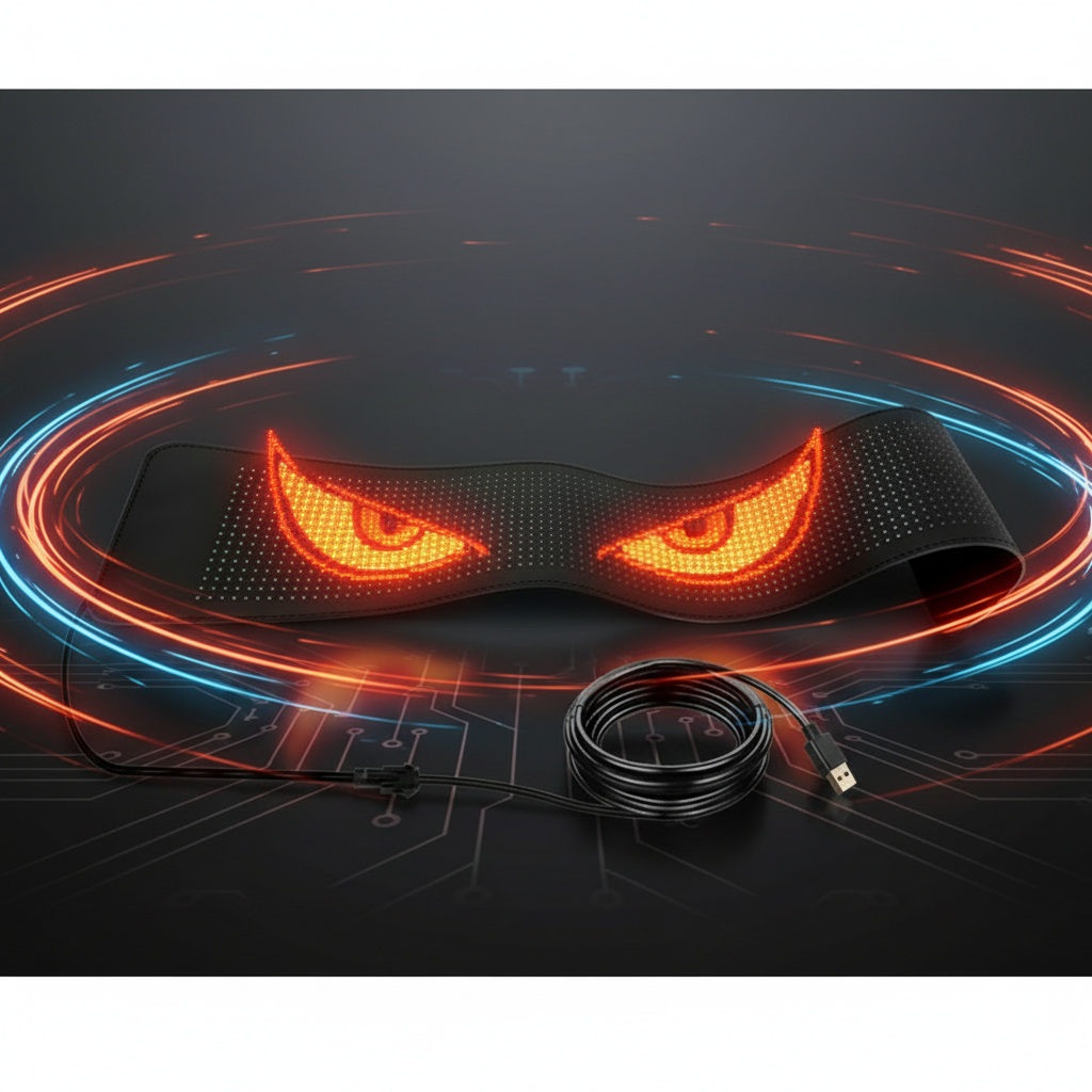 LED panel programovateľný s Devil Eyes animáciou