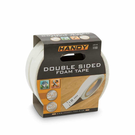 Dvojstranná lepiaca pena s penovou vrstvou 3 ks 18 mm x 2,6 m