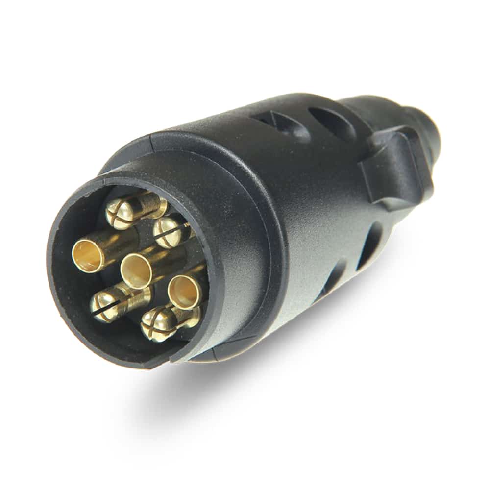 Elektrický konektor prívesu 7 pólový 12V normálny