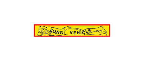Nálepka Long Vehicle nózs 67 x 10 cm