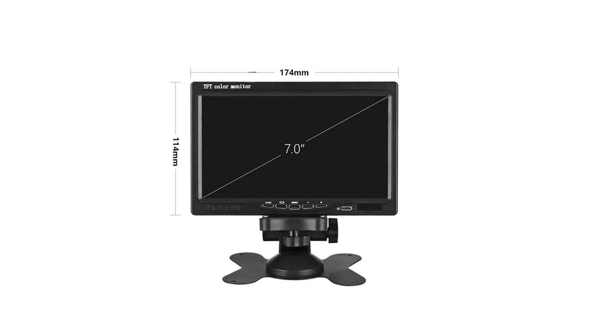Monitor pre parkovaciu kameru 7 palcov