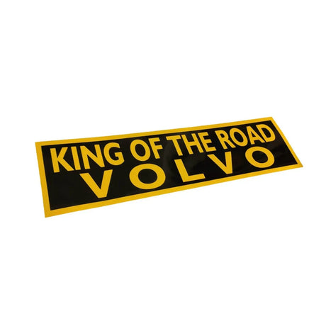Nálepka - King of the road nápisom