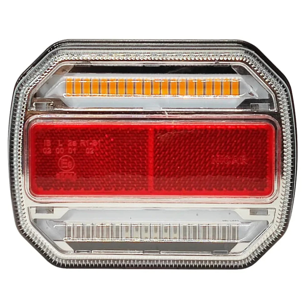 Svetlo LED 4-funkčný osemhranný hranol 12V/24V