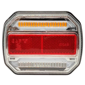 Svetlo LED 4-funkčný osemhranný hranol 12V/24V