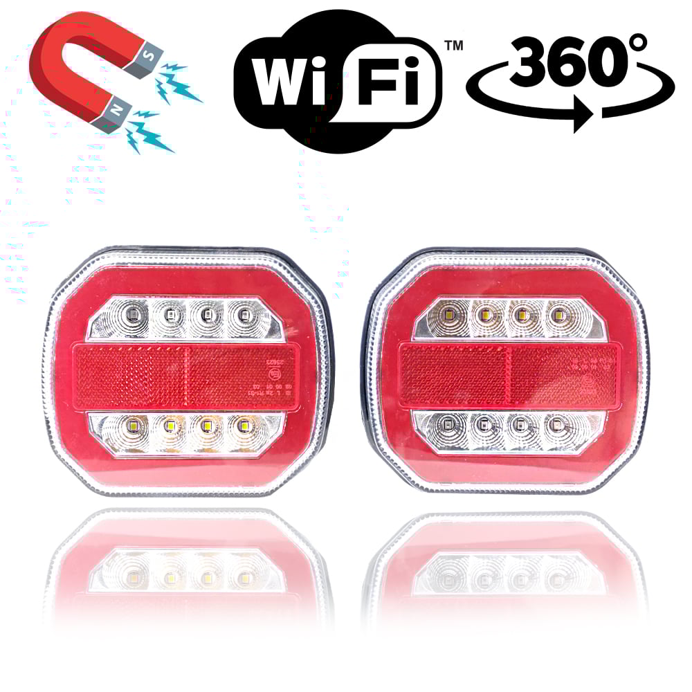 Svetlo LED bezdrôtové magnetické prizmatické 12V