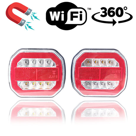 Svetlo LED bezdrôtové magnetické prizmatické 12V