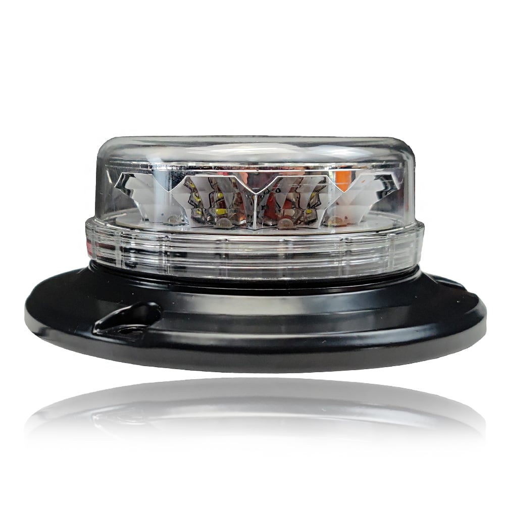 Blikací svetlomet 4 farebný ultratenký LED magnetický