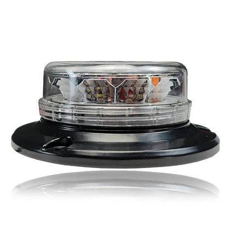 Blikací svetlomet 4 farebný ultratenký LED magnetický