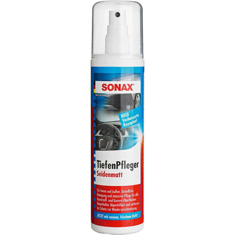 Matný plastový ošetrovateľ, pumpovací 300 ml SONAX