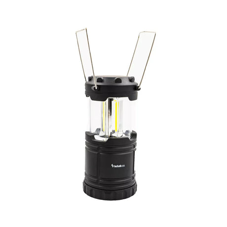 Kempingová lampa s LED svetlom, vysúvateľná batéria