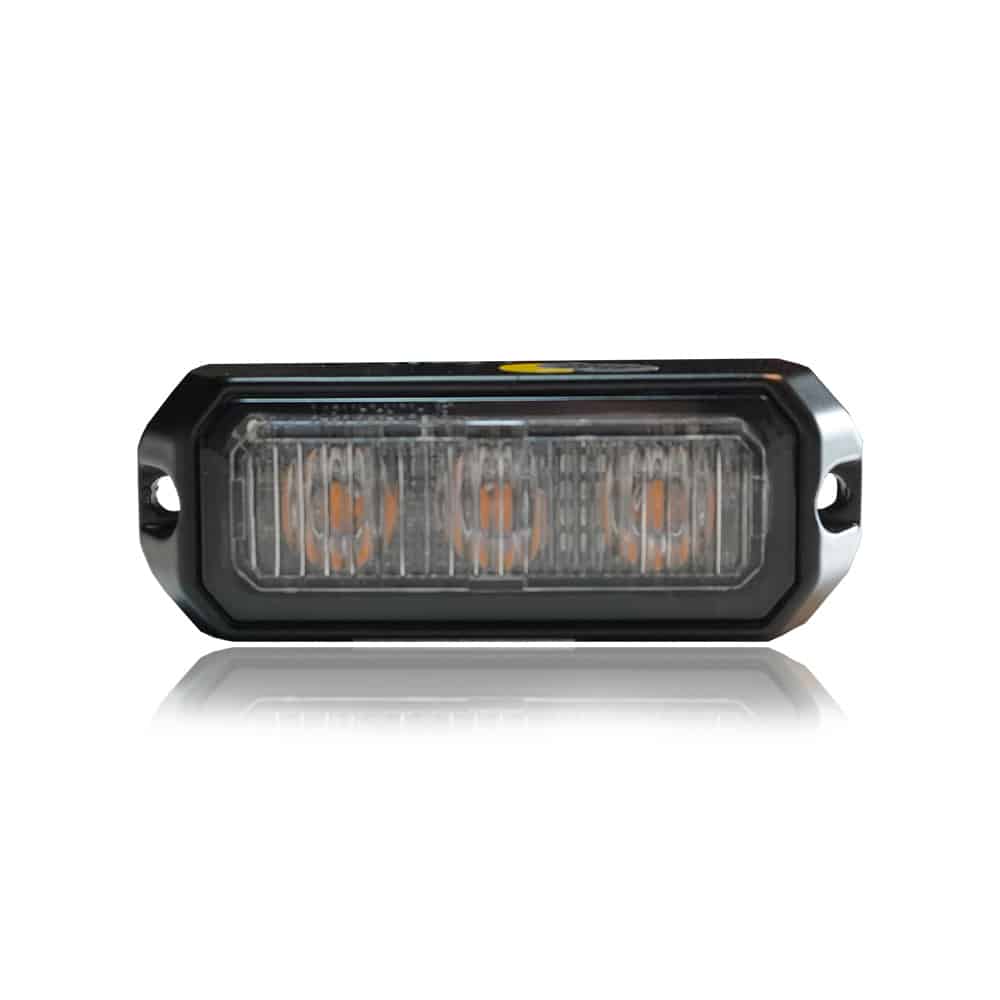Prídavná blikací lampa 3LED žltá 12/24V 26 funkčná