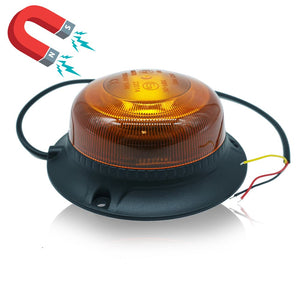 Blikajúca lampa žltá LED 12V/24V 18 LED mini