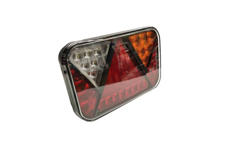Svetlo LED s 5 funkciami vo forme trojuholníka s prizmou 12V