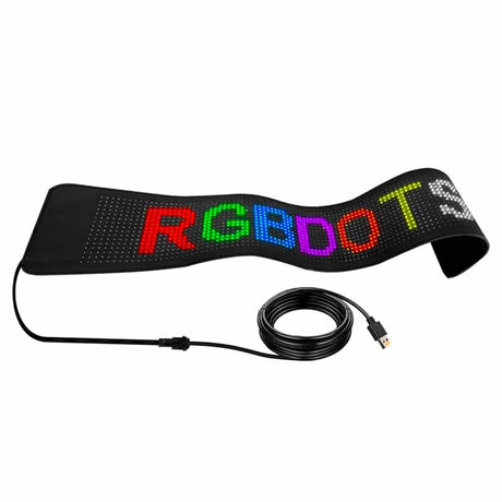 Ohýbateľná LED tabuľa s Bluetooth ovládaním