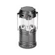 Kempingová lampa s akumulátorom, solárnym panelom, magnetickým