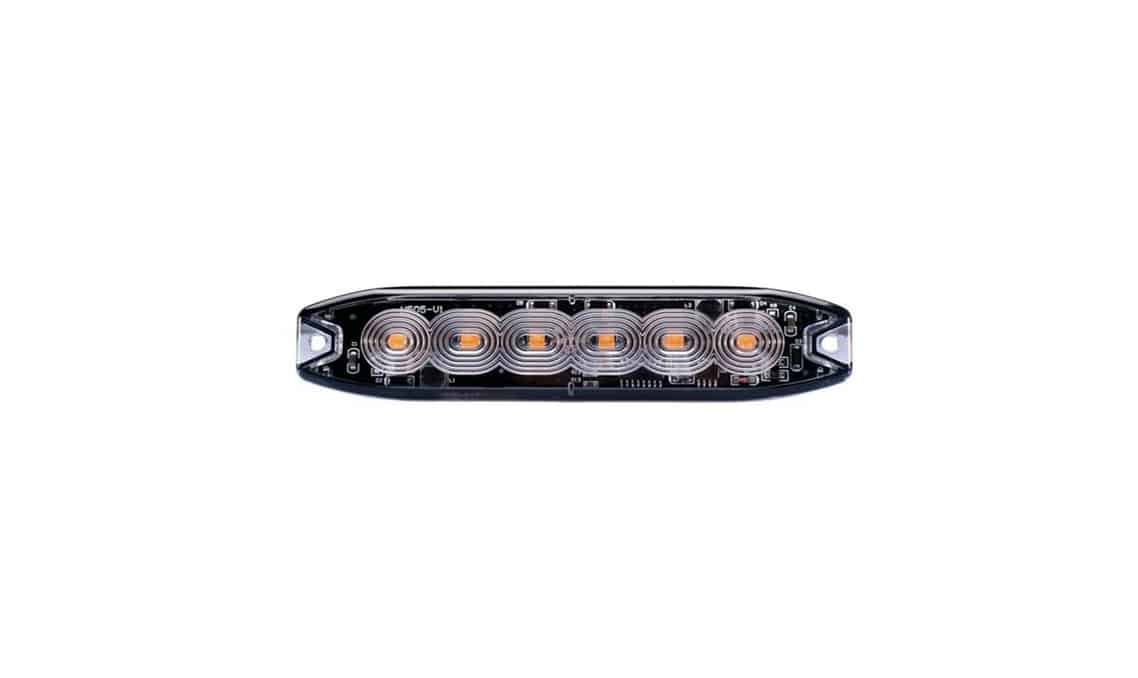 Blikajúca žltá svetlá s tenkým 6LED a 19 funkčnými