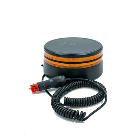 Blikajúca lampa žltá s dvojitými pruhmi