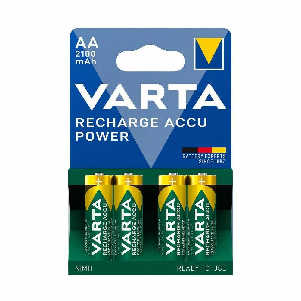 Nabíjateľná ceruzková batéria typu AA s kapacitou 2100mAh 4ks
